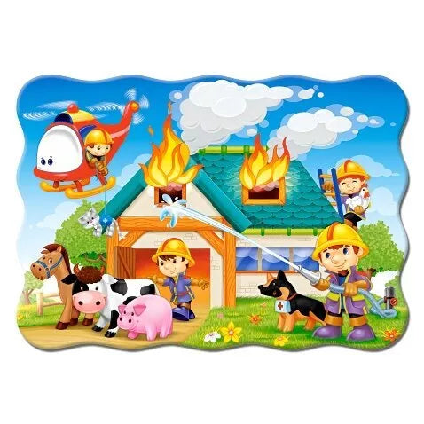 Castorland dėlionė  Fire Brigade In Action 30 det.