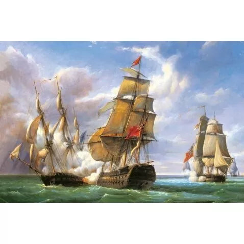 Castorland dėlionė  „Combat between the French And The English Vessel" 3000 det.