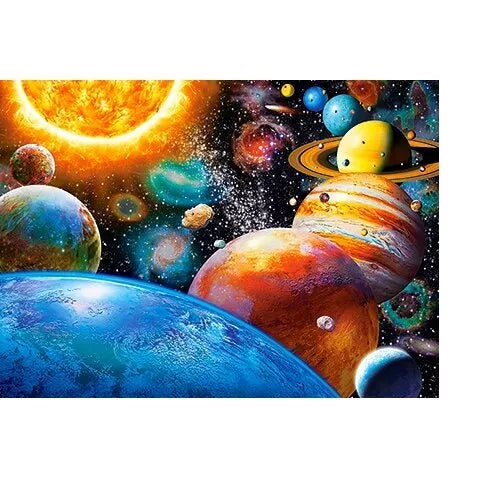 Castorland dėlionė  Planets And Their Moons 300 det.