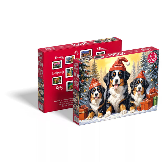 CherryPazzi dėlionė Holiday Puppies 1000 det