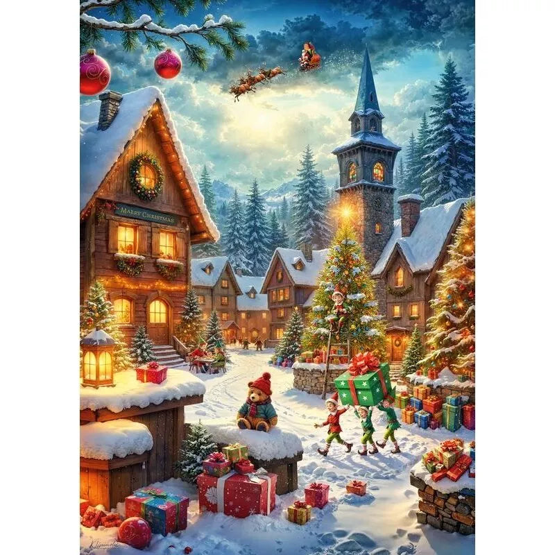 CherryPazzi dėlionė Santas Helpers 1000 det