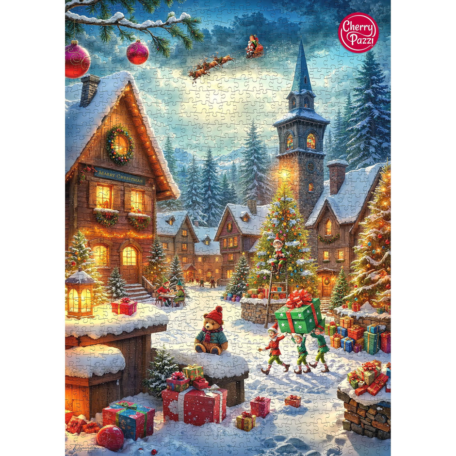 CherryPazzi dėlionė Santas Helpers 1000 det