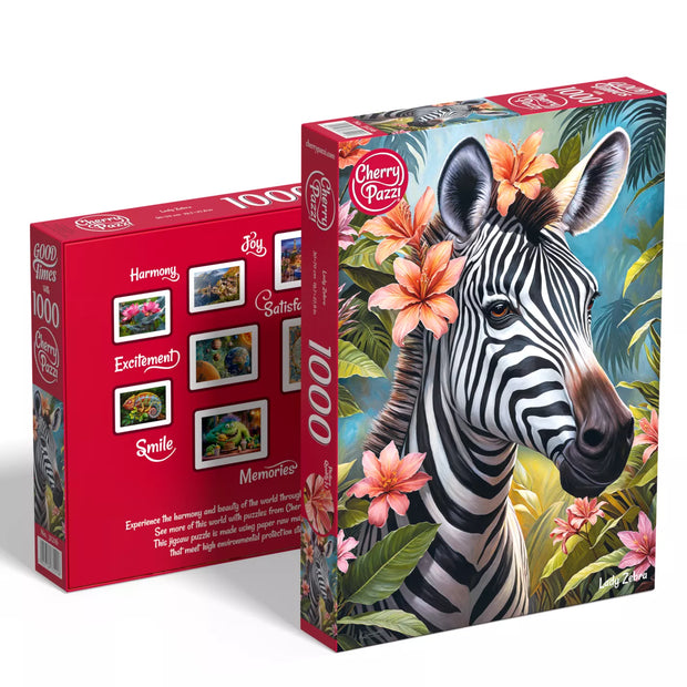 CherryPazzi dėlionė Lady Zebra 1000 det