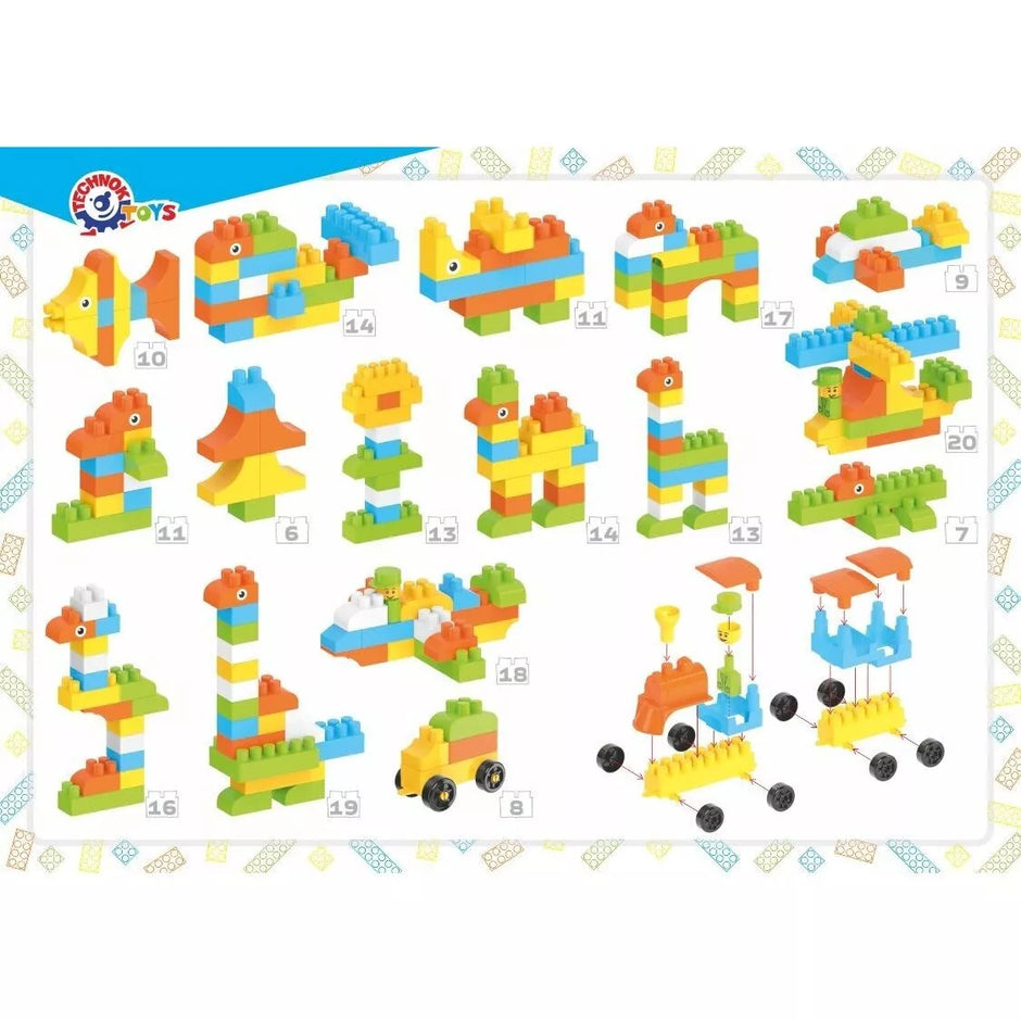 Technok konstruktorius lagamine 90 detalių 6085