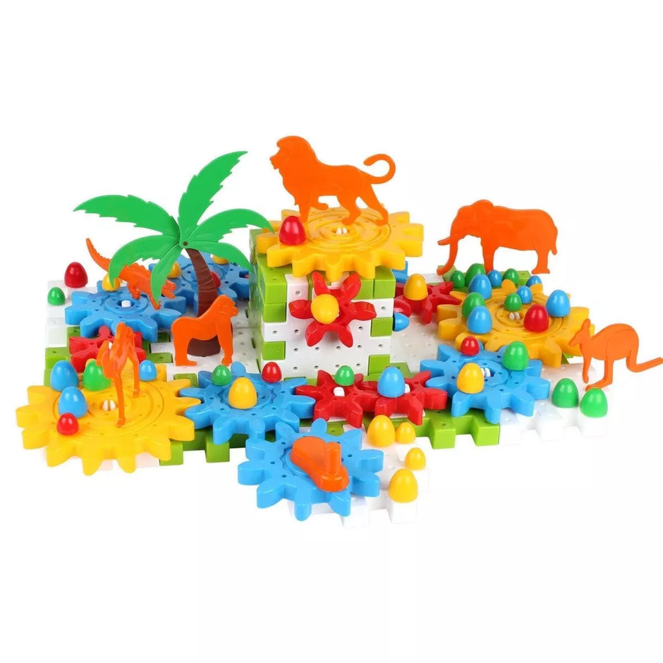 Technok konstruktorius su krumpliaračiais Gyvūnai 118 detalių