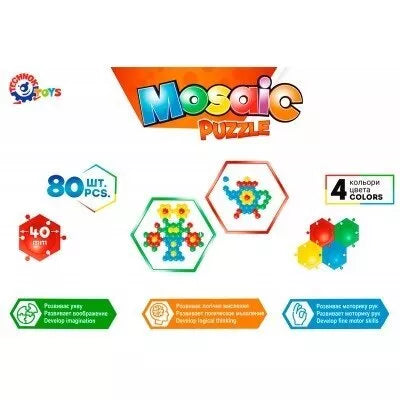 Technok žaidimas Mozaika 80 detalių