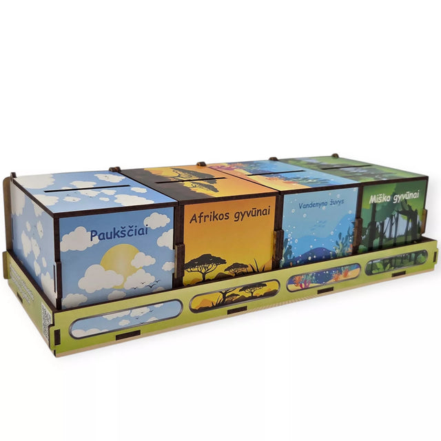 PuzzleOK rūšiuokliai Montessori Magiška gamta 40 el