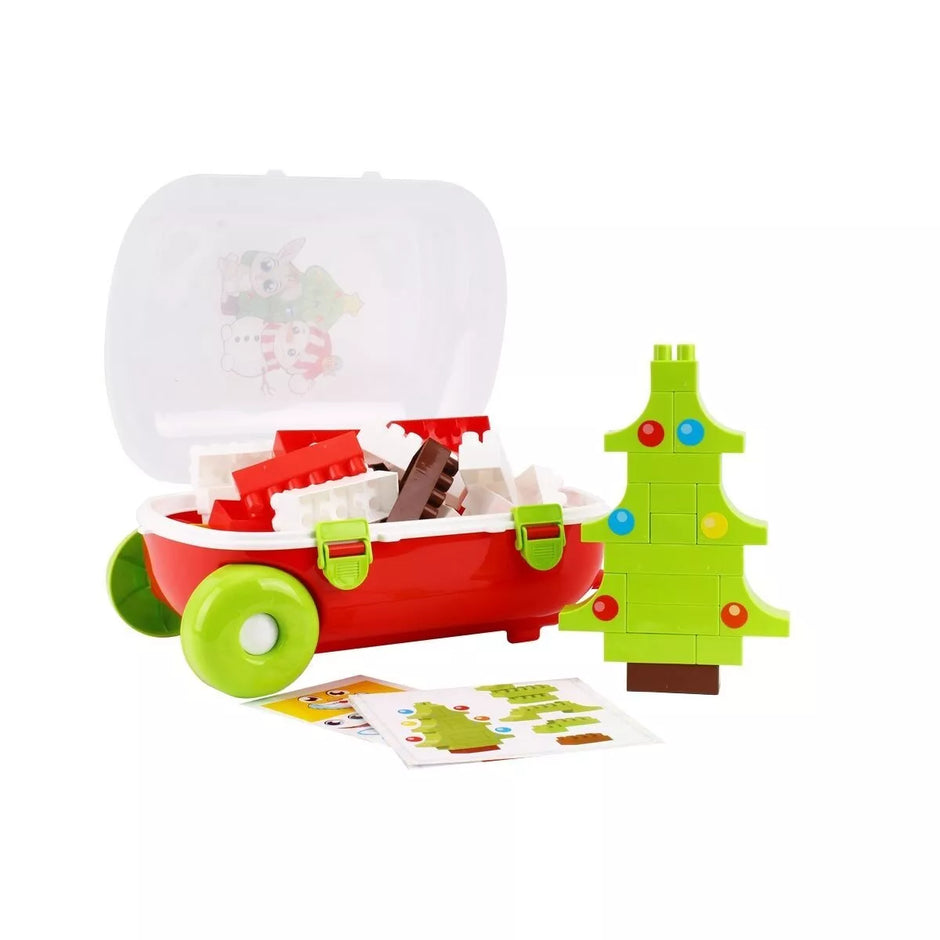 Technok kalėdinis konstruktorius lagamine 87 detalių 8805