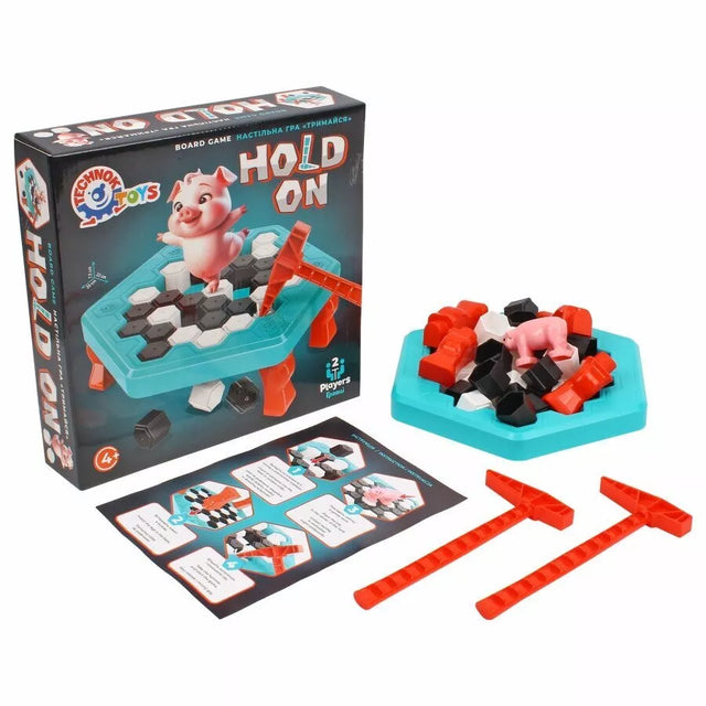 Technok Stalo žaidimas "Hold on baby"Kiaulytė